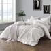 Swift Home Premium Cotton Prewashed Chambray Duvet Cover Set Bed Linen - Comforter/Duvet Insert Not Included