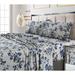 300 Thread Count Cotton Ultra-soft Printed Deep Pocket Bed Sheet Set