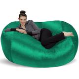 6-foot Bean Bag Lounger Large Memory Foam Bag Chair Lounger