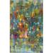 Mohawk Home Confetti Canvas Abstract Area Rug