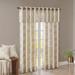 Madison Park Westmont Fretwork Print Grommet Top Window Curtain Panel