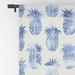 1-piece Blackout Pineapples Blue Made-to-Order Curtain Panel