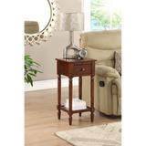 Convenience Concepts French Country Khloe 1 Drawer Accent Table with Shelf