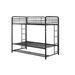 Avenue Greene Brisa Twin Over Twin Bunk Bed with Storage Bins