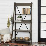 Middlebrook 68-inch Solid Pine Wood Ladder Bookshelf
