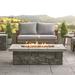 Sedona 52" Rect. Propane Fire Table w/NG Conversion in Gray by Real Flame