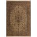 Gulshan Pak-Persian Dusty Ivory/Gold Wool Rug (8'0 x 10'2) - 8 ft. 0 in. x 10 ft. 2 in. - 8 ft. 0 in. x 10 ft. 2 in.