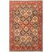 Hand-knotted Finest Gazni Copper, Cream Wool Rug