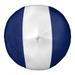 New York New York Big Football Stripes Floor Pillow - Square Tufted