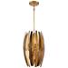 Metropolitan Manitou Ardor Gold 13.25 Inch Wide Six Light Pendant