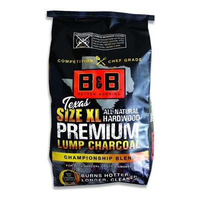 B&B Charcoal Texas XL Premium All Natural Blend Lump Charcoal