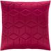 Carson Carrington Tattamala Velvet Geometric 18-inch Throw Pillow Cover