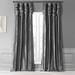 Exclusive Fabrics Single Ruched Faux Solid Taffeta Curtain (1 Panel)