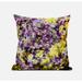 Amrita Sen Sea Garden Rose Faux Suede Throw Pillow