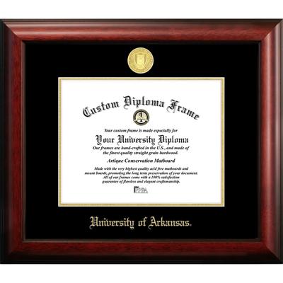 University of Arkansas 11w x 8.5h Gold Embossed Diploma Frame