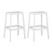 CorLiving Miramar Natural Hardwood Outdoor Bar Stool - N/A