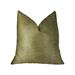 Plutus Feathered Strokes Taupe Handmade Decorative Throw Pillow