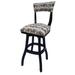 Swivel Wood Bar Stool 900 without Arms on S-Base - N/A