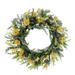 Puleo International 30" Artificial Poppy Floral Spring Wreath