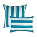 Thread and Weave Clearfield Blue Combo Outdoor Pillow