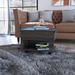FM Furniture Portland Lift Top Coffee Table with Open Shelf and 4 Locking Caster Wheels