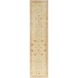 Vegetable Dye Oushak Egyptian Runner Rug Handmade Oriental Carpet - 2' 8" x 10' 10"