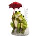 Frog Statuary with Rain Gauge