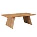 Live Edge Angled leg Coffee Table In Acacia Wood - 53 x 27