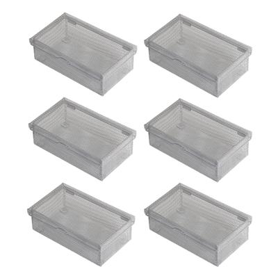 Hinged Mesh Storage Box, School Supply, Office Desktop Organizer, 2307
