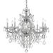 Maria Theresa 9 Light Swarovski Strass Crystal Chrome Chandelier - 28'' W x 27'' H