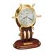 Howard Miller Britannia Vintage, Nautical, and Old World Style Mantel Clock with Rope Accents, Reloj del Estante