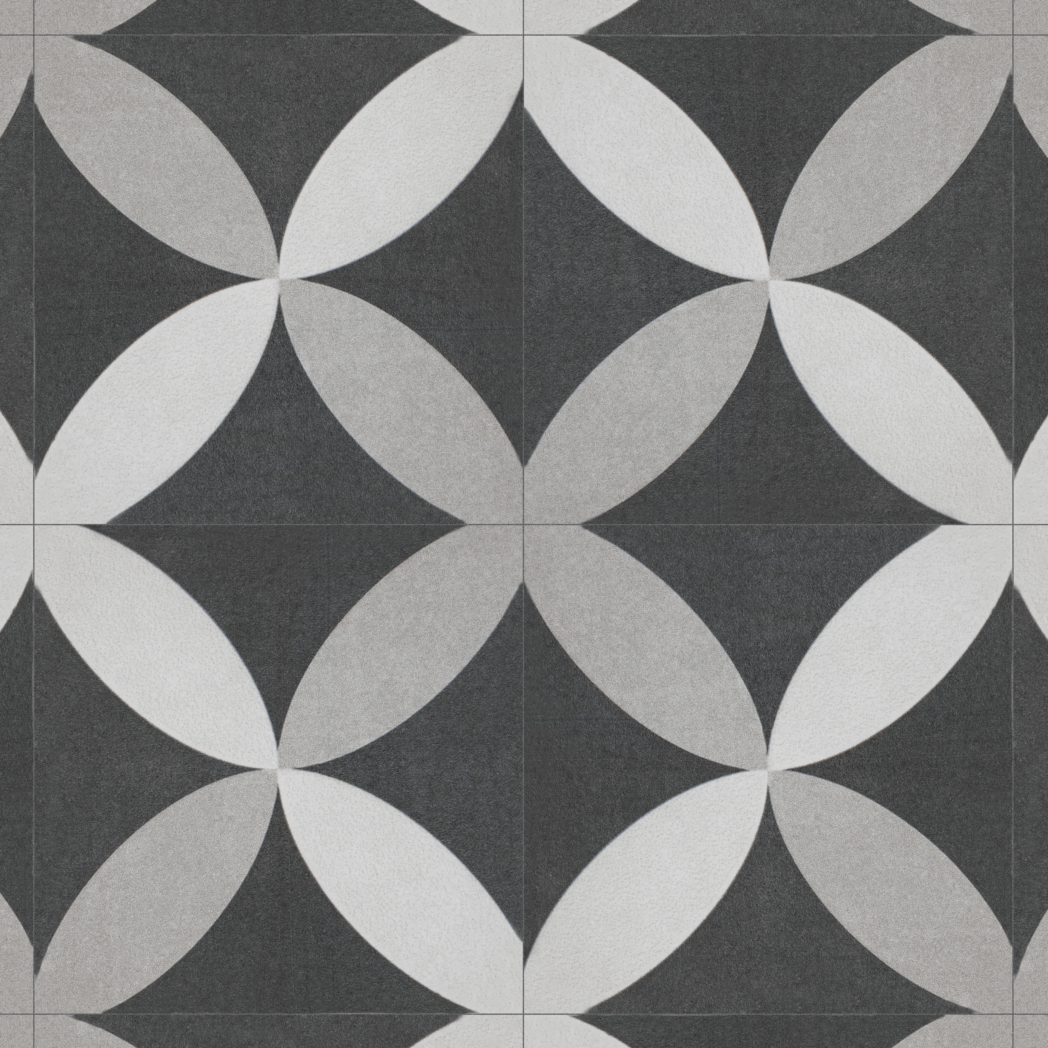 Merola Tile Twenties Mini Petal 3-7/8" x 3-7/8" Ceramic Floor and Wall Tile
