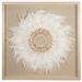 HUJI Feather & Shell Wreath Shadow Box Wall Decor