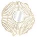 Pansie 29" Round Gold Burst Wall Mirror - 29"Rnd x 1"D