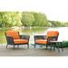 Enna 3-piece Carbon Club Chair and Table Set by Havenside Home