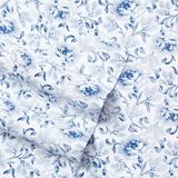 Laura Ashley Soft & Silky 300 Thread Count Sateen Cotton Sheet Set.