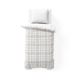 NOHO PLAID SOFT TAN College Dorm Comforter By Terri Ellis