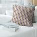 Pastel Retro Diamonds Throw Pillow