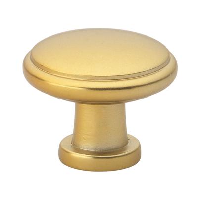 GlideRite 1-1/8 in. Gold Round Ring Cabinet Knobs, 5-Pack