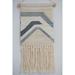 Home&Manor Wool and Cotton Macrame Wall Hanging with Rod Included - Exact Size