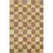 Checkered Gabbeh Kashkoli Oriental Area Rug Wool Handmade Carpet - 5'9" x 7'7"