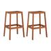 CorLiving Miramar Natural Hardwood Outdoor Bar Stool - N/A