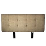 MJL Furniture Ali Button Tufted Allure Pebble Upholstered Headboard