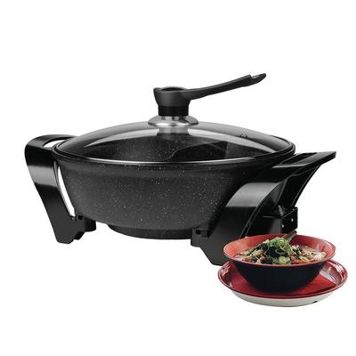 Brentwood SK-72BK Electric Non-Stick 6-Quart Shabu Shabu Pot