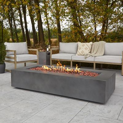 Aegean 70" LP Fire Table w/NG Conversion in Weathered Slate by Real Flame