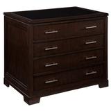 Hekman Furniture Home Office Four-drawer Wood/Leather Lateral Filing Cabinet