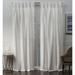 ATI Home Sateen Woven Blackout Button Top Window Curtain Panel Pair