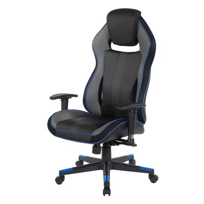 BOA II Gaming Chair in Bonded Leather with Color Accents