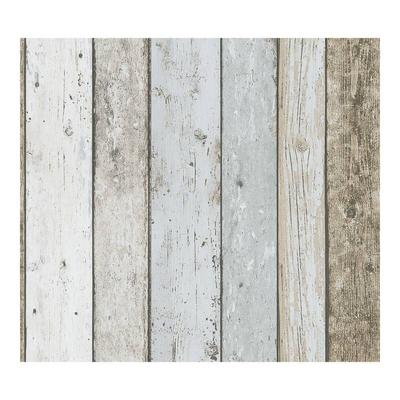 AS Creation Chapin Blue Beachwood Wallpaper - 20.9 x 396 x 0.025