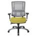 ProLine Vertical Grey Mesh Office Chair with Titanium Base